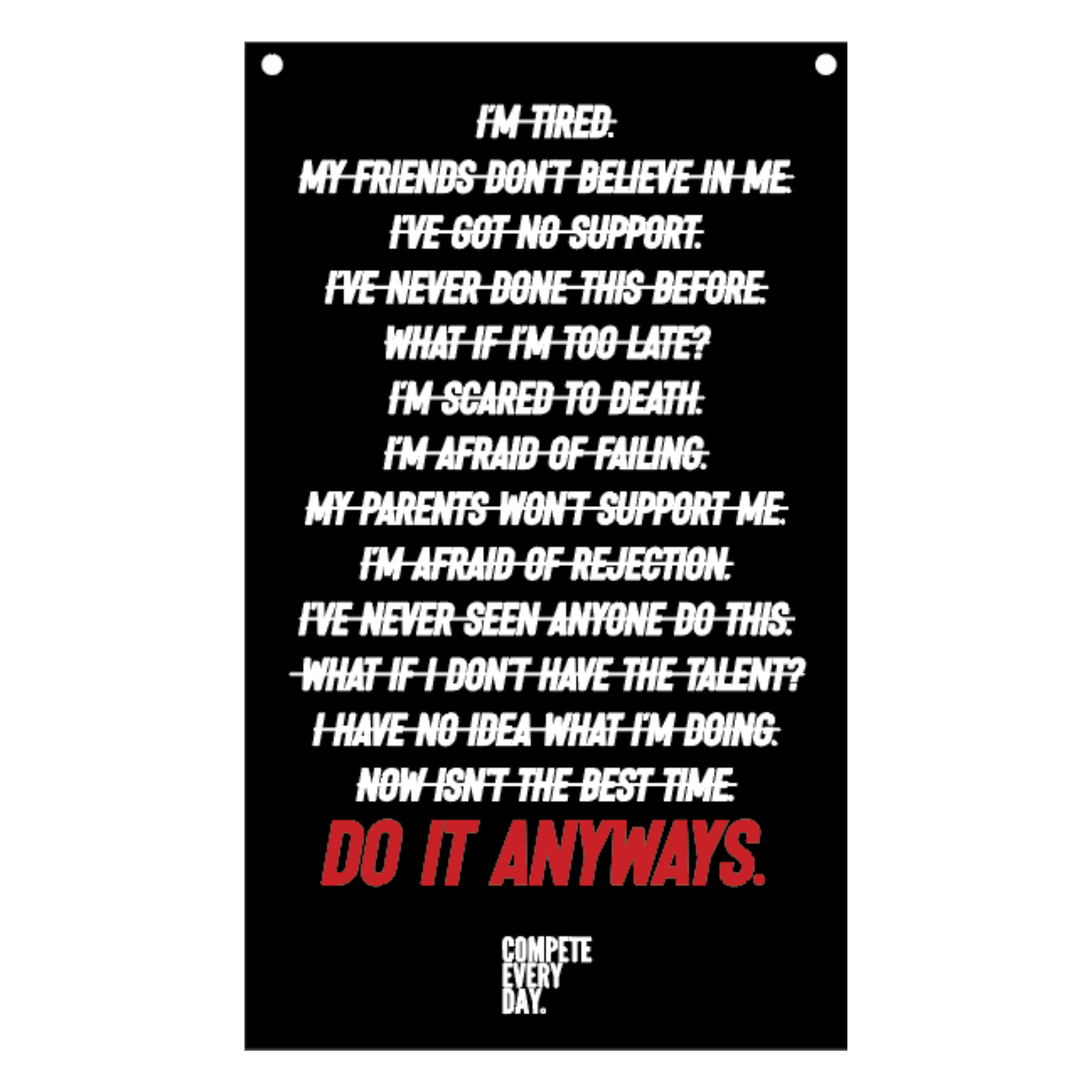 WINNERS Do It anyways Flag