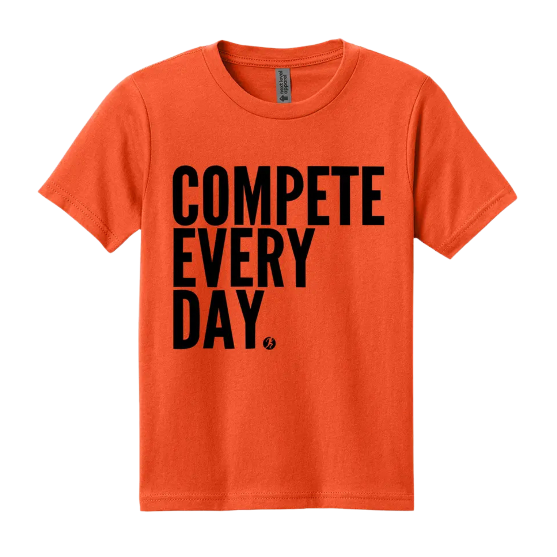 Youth Compete Every Day Orange Shirt