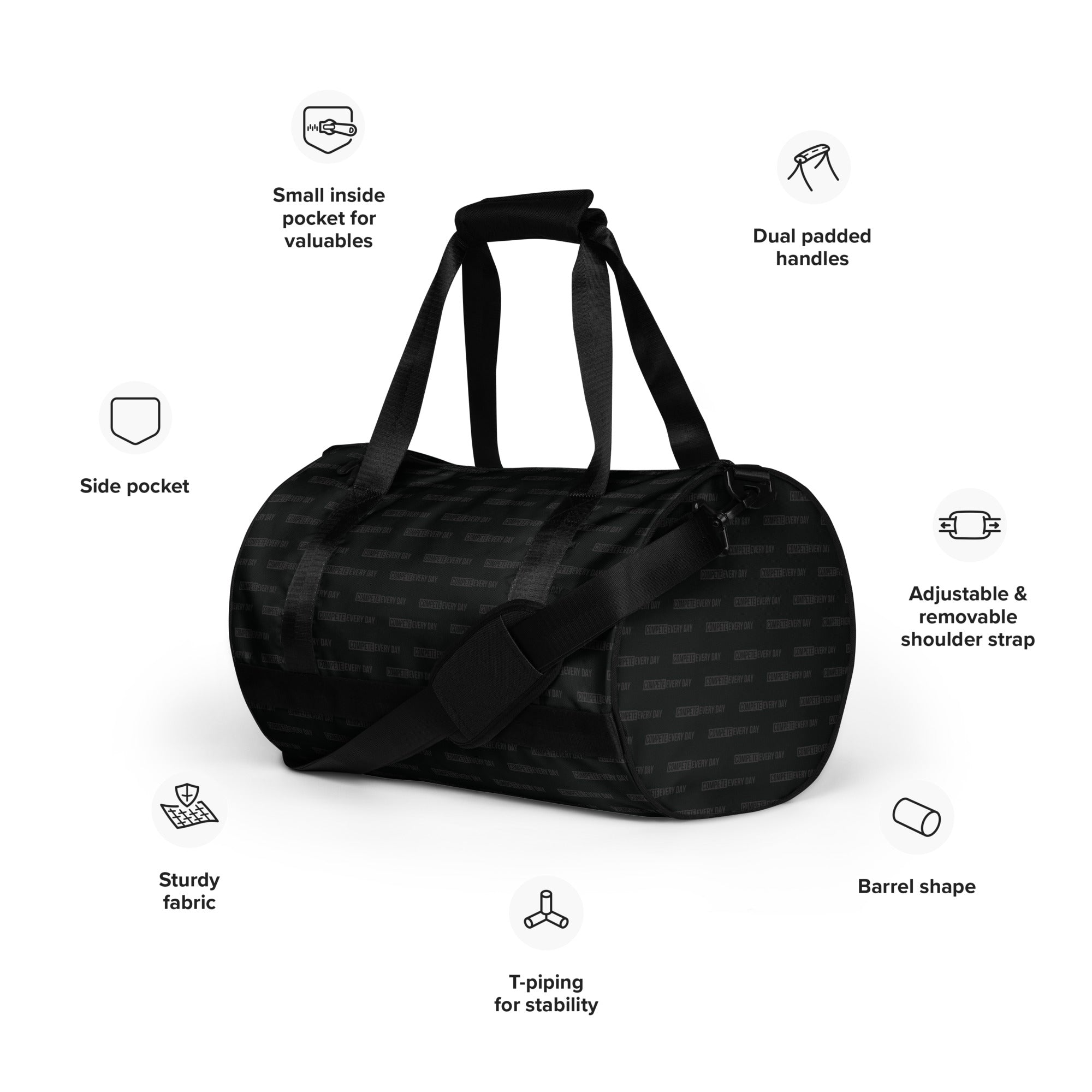 Competitor Gym Bag - Black