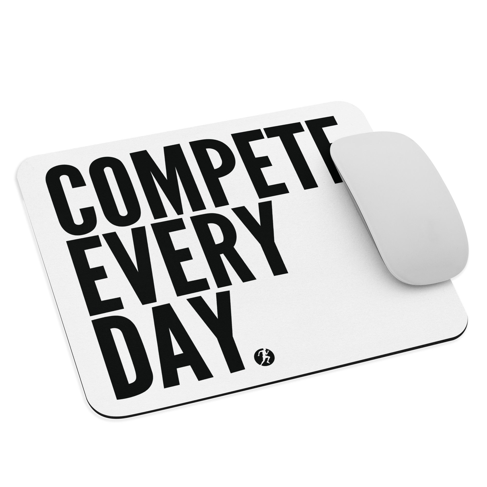 Classic Compete Every Day Mouse Pad - White
