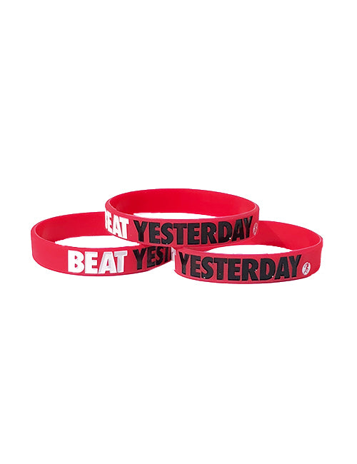 Beat Yesterday Wristband - Red