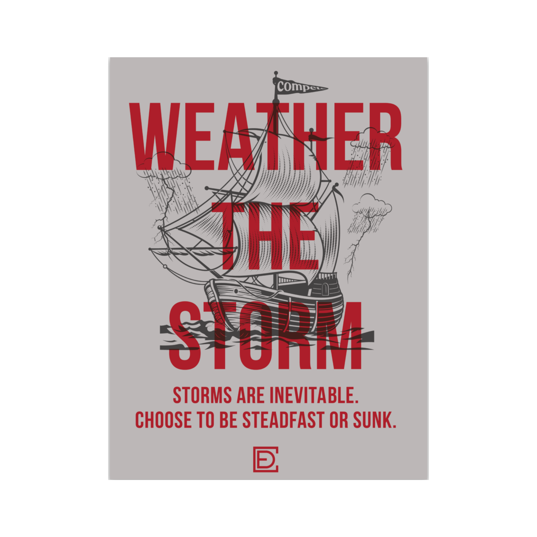 Weather The Storm sticker