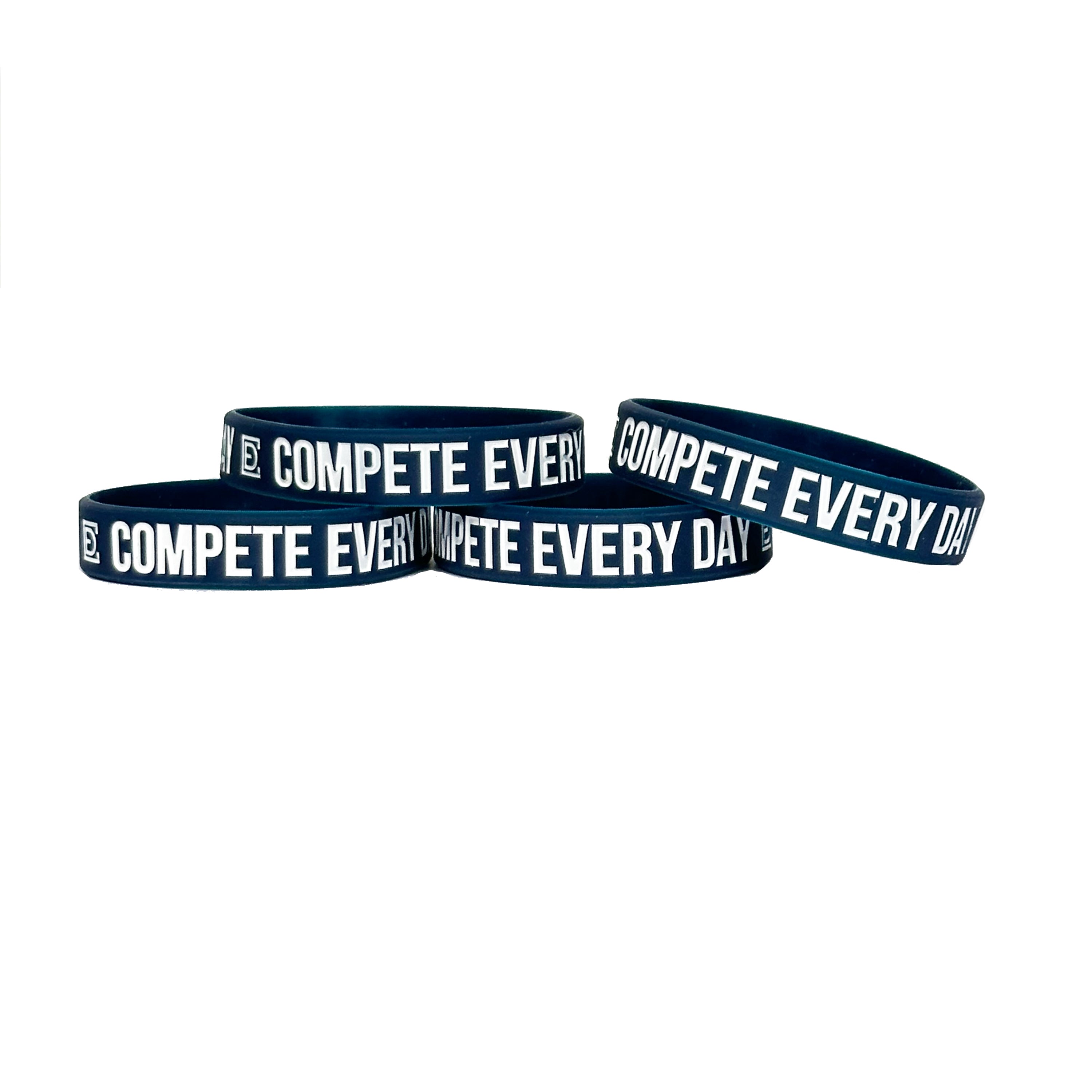 Compete Every Day Wristband - Navy