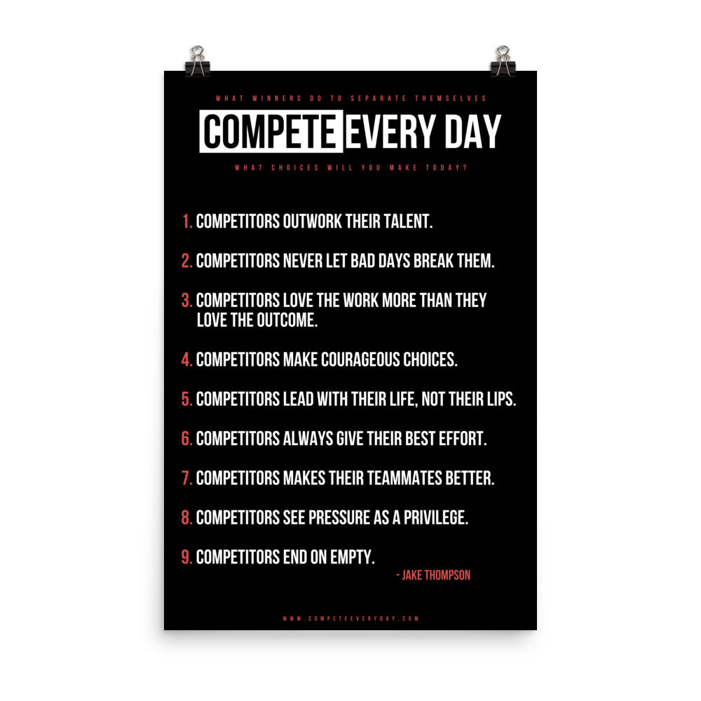 Competitors Are Different (Poster)